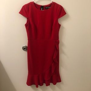 Karl Lagerfeld Paris Ruffled Cap Sleeved